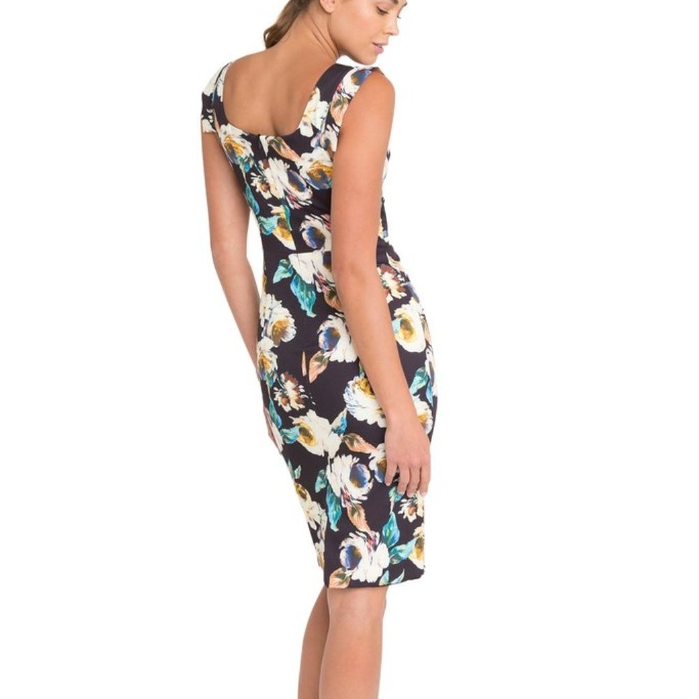 Black Halo Jackie O Sheath Holographic dress 6 - Picture 4 of 4